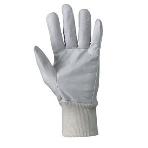 Guanto palmo montone,dorso e polsino