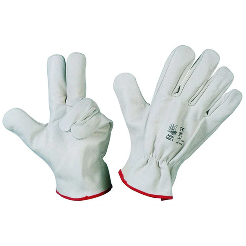 GUANTO FIORE BOV.BIANCO