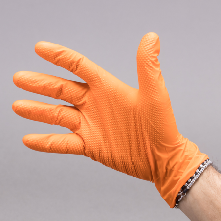 GUANTO Diamond Grip DIAMANTE ARANCIO TG.M 