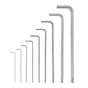 SET 9 CHIAVI BRUGOLA LUNGA PUNTA SFERICA